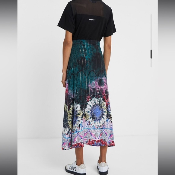 Desigual Lurex Midi Skirt - Picture 11 of 12